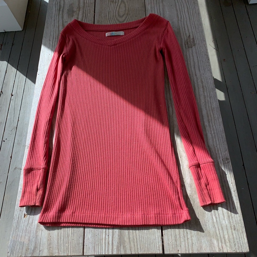 FP Beach long sleeve minidress